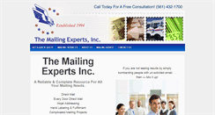 Desktop Screenshot of mailingexpertsinc.com